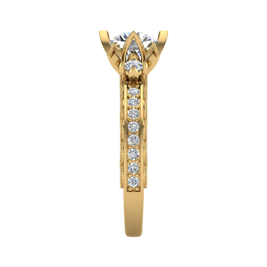 Veronica Accented Engagement Ring